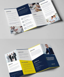 free printable 4 page brochure design templates