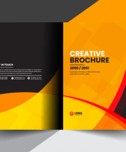 free printable brochure front page design template doc