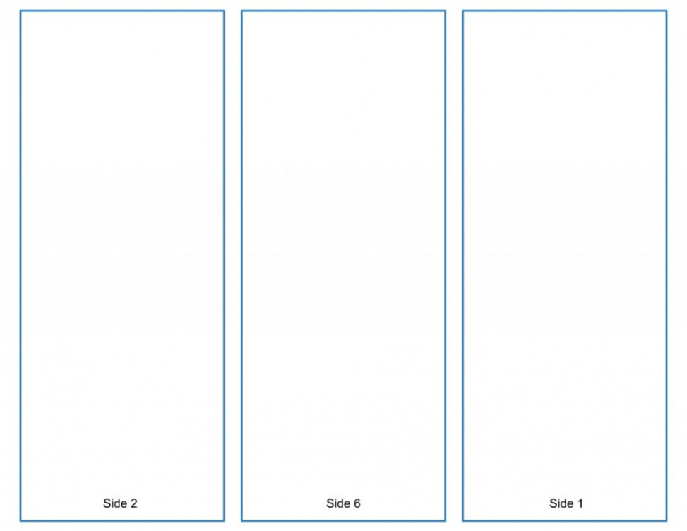 free printable tri fold 6 panel brochure template excel