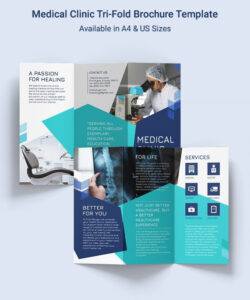 free printable tri fold medical brochure template example