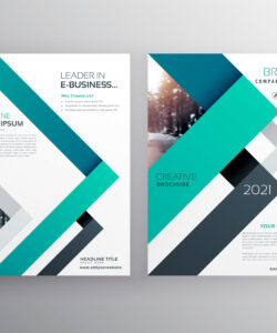 free sample 4 page brochure design templates excel