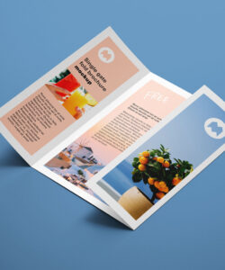 free sample a4 gate fold brochure template pdf