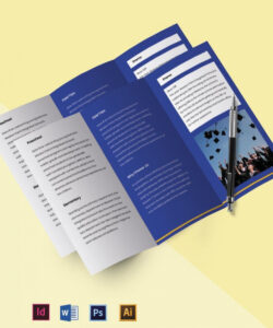 free sample plain tri fold brochure template