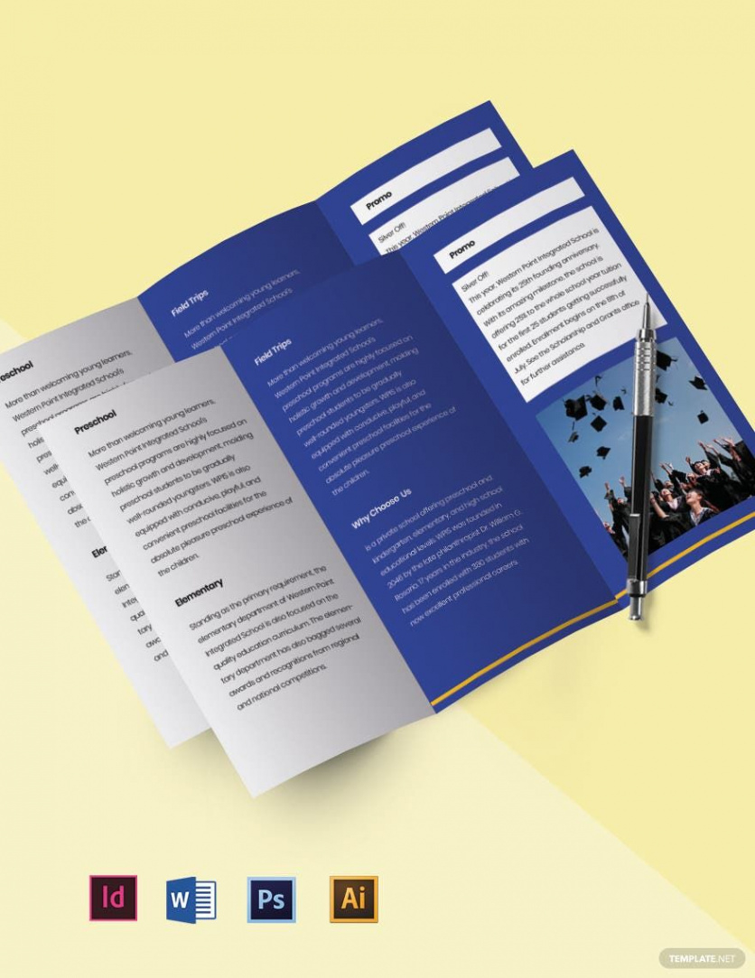 free sample plain tri fold brochure template