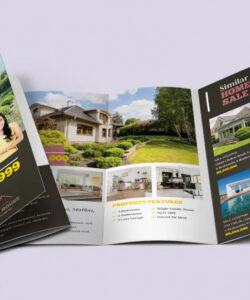 free sample real estate tri fold brochure template doc