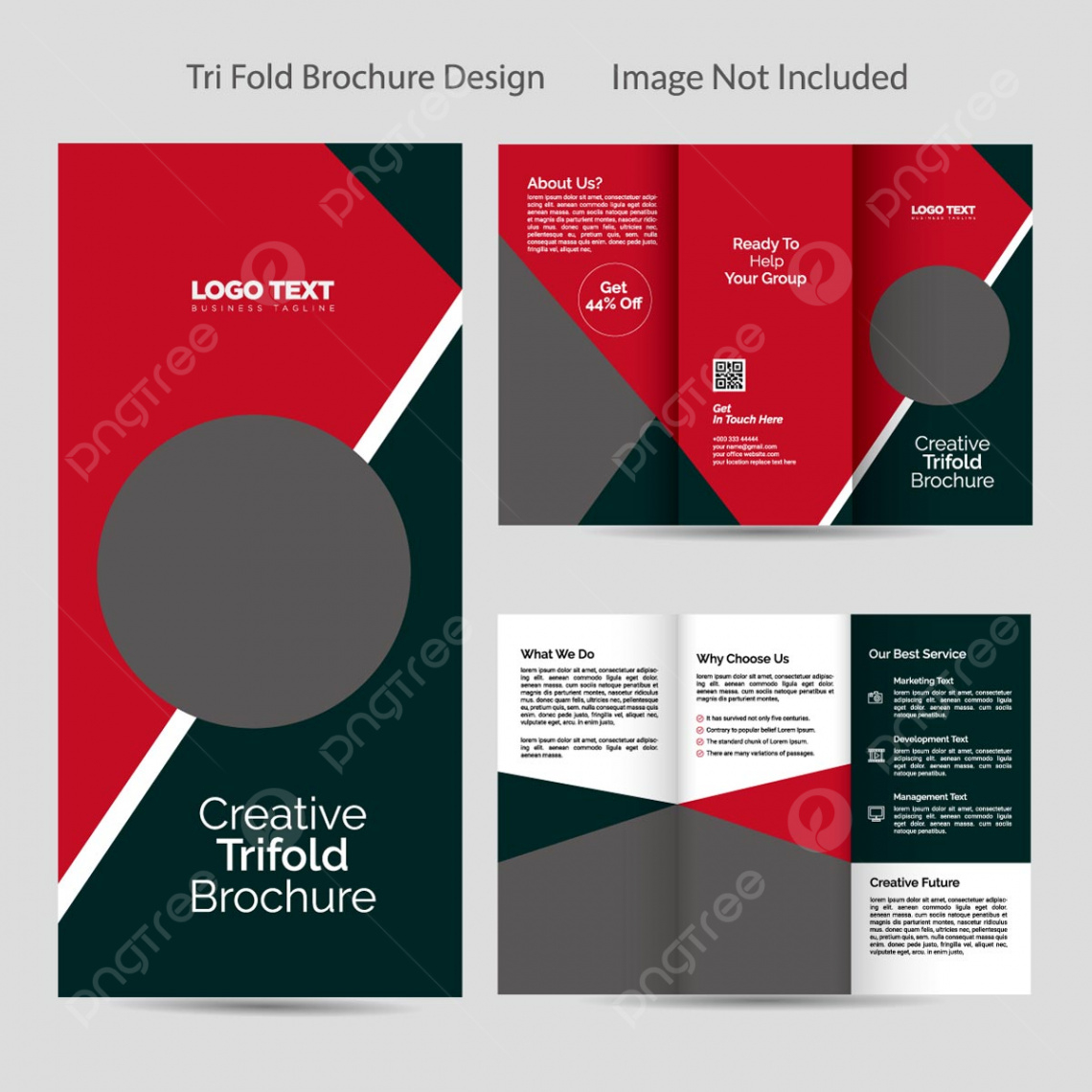 free sample tri fold brochure design template word