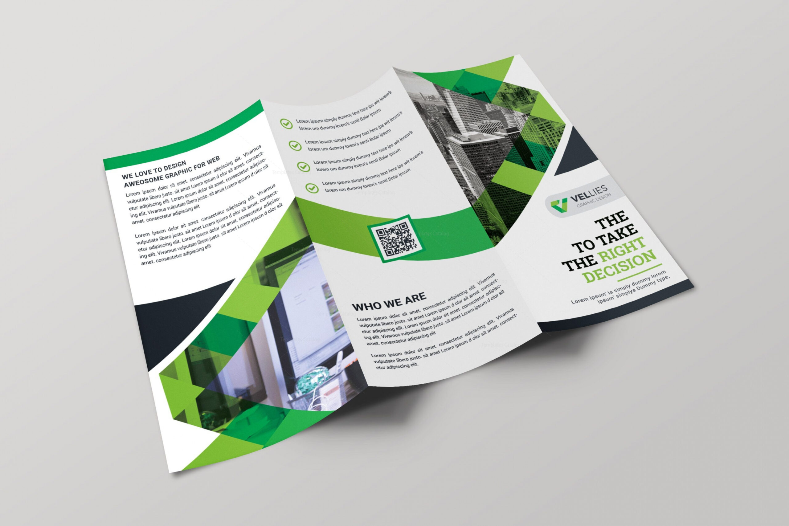 free  tri fold brochure design template excel