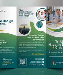 free  tri fold brochure design template sample