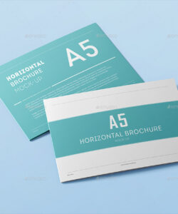 horizontal tri fold brochure template