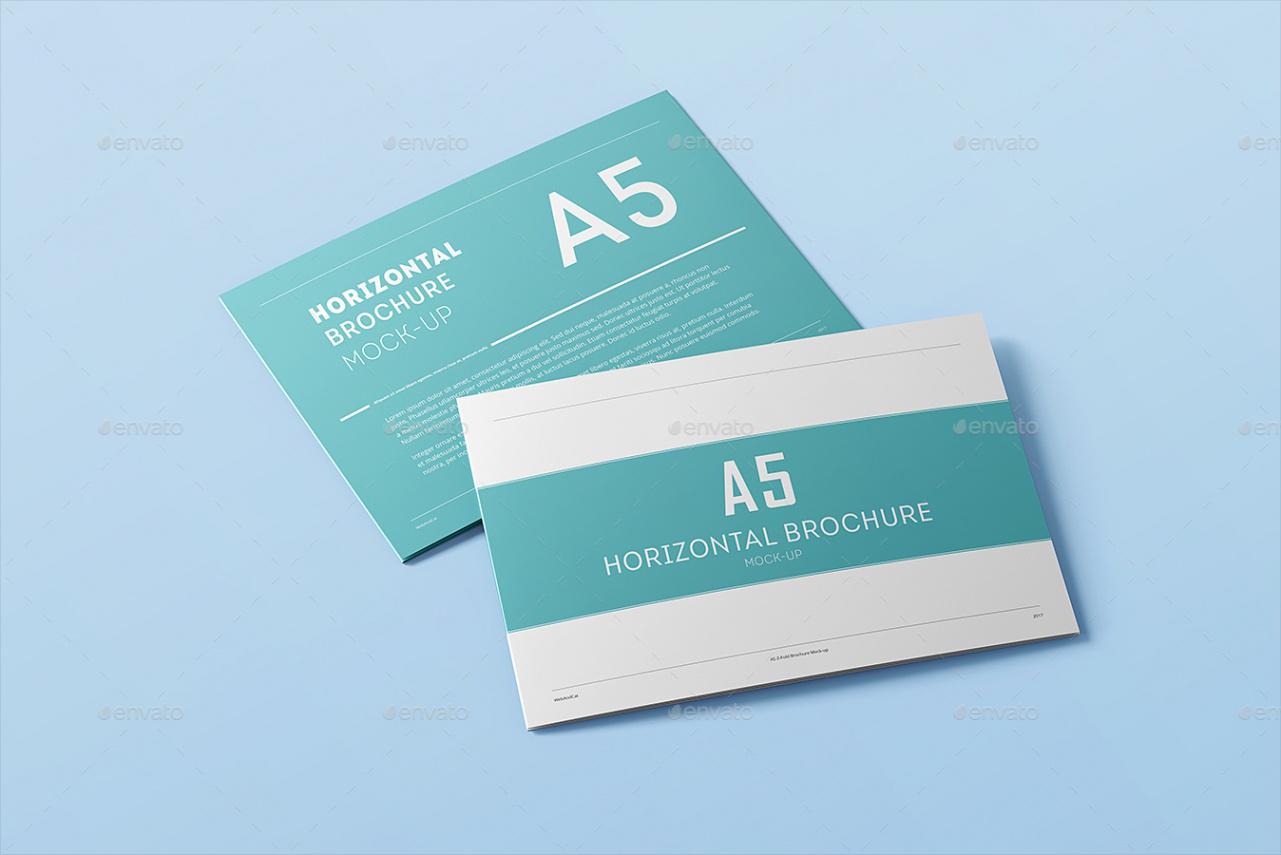 horizontal tri fold brochure template