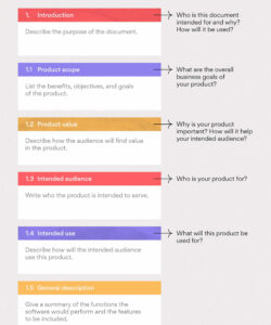 how to write a software requirement document with template • asana it project requirements document template excel