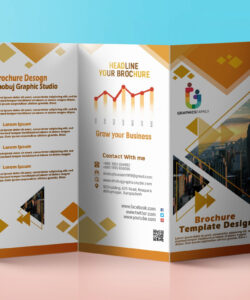 printable 3 fold a4 brochure template sample