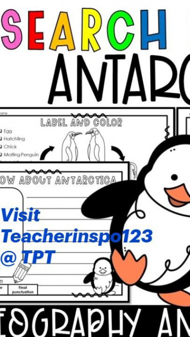 printable research project on antarctica for 2nd grade  artofit 2nd grade research project template  sample