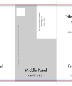 printable tri fold brochure size template word