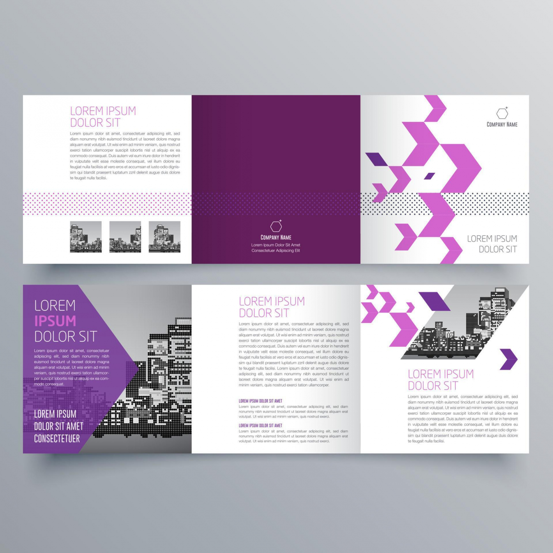 printable two sided tri fold brochure template pdf