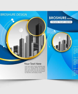 sample 1 2 fold brochure template