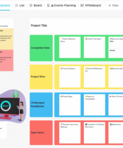 sample 10 free project update templates in clickup and word multiple project status update template  example