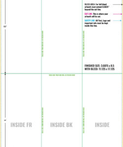 sample 11x17 tri fold brochure template doc