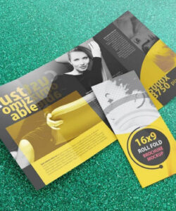 sample 4 panel roll fold brochure template pdf