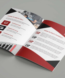 sample 5 panel roll fold brochure template