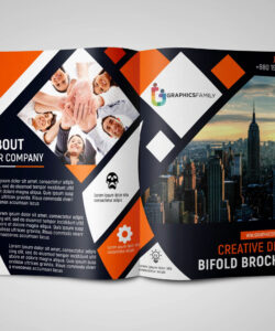 sample brochure front and back template doc