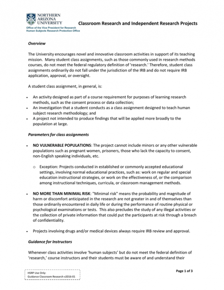 sample classroom research and independent projects independent research project template word