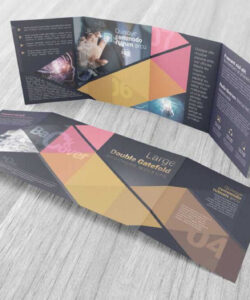 sample double gate fold brochure template pdf