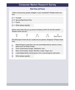 sample free 2 market research survey forms in pdf market research project template