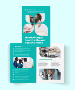 sample home health care brochure templates word