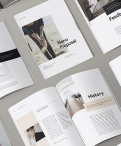 sample indesign 4 fold brochure template sample