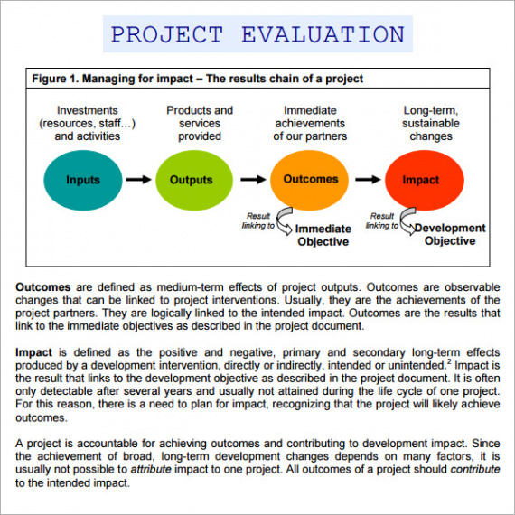 sample project evaluation  9 download free documents in pdf research project evaluation template doc