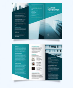 sample real estate tri fold brochure template sample