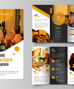 tri fold brochure layout template