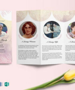 custom tri fold funeral brochure template doc