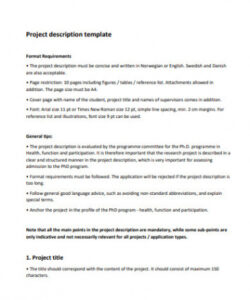 editable free 24 project description samples in pdf ms word construction project description template sample