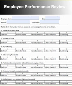 editable free employee evaluation form template of 10 steps to effective employee evaluations employee evaluation of manager template