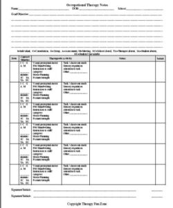 editable occupational therapy assessment and management forms  therapy fun zone pediatric occupational therapy evaluation template