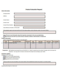 editable product evaluation  17 examples format pdf new product evaluation form template example