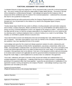 fillable online functional capacity evaluation fce  fact sheet fax functional capacity evaluation form template example