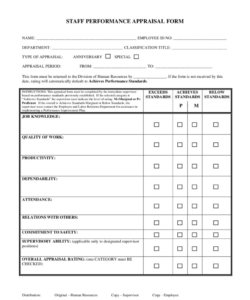 free 2024 employee evaluation form  fillable printable pdf  forms  handypdf employee evaluation of supervisor template doc