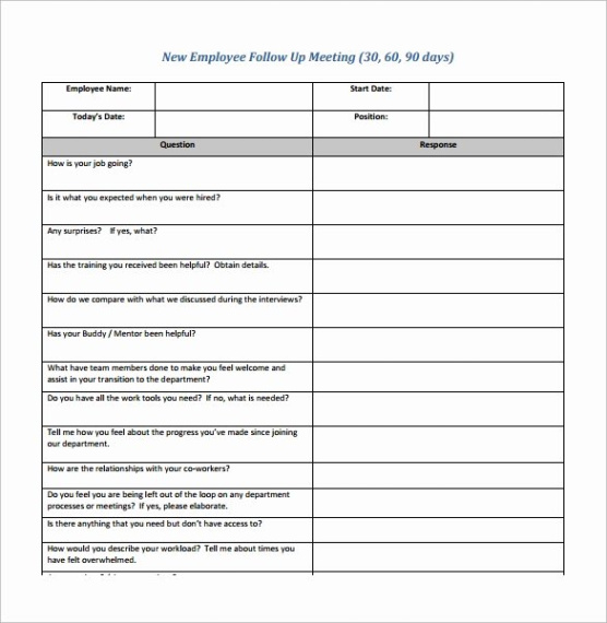 free 30 90 day employee evaluation form  example document template 90 day employee evaluation template excel