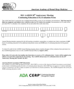 free continuing education evaluation form  the american academy of continuing education evaluation form template