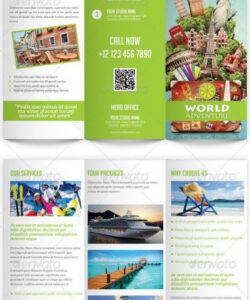 free custom travel and tourism brochure templates