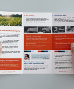 free editable tri fold product brochure template sample