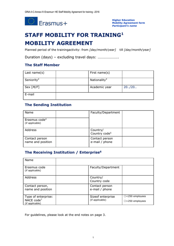 free internal mobility policy template orientation and mobility evaluation template doc