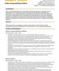 free police officer resume samples  qwikresume police officer performance evaluation template example