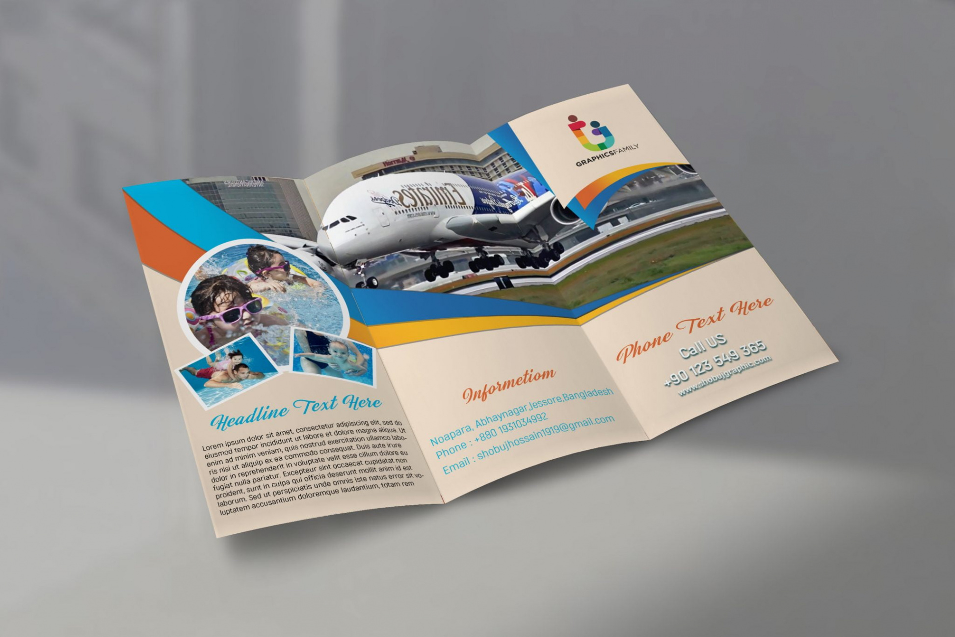 free printable travel and tourism brochure templates