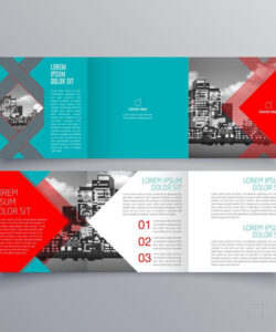 free  standard tri fold brochure template excel