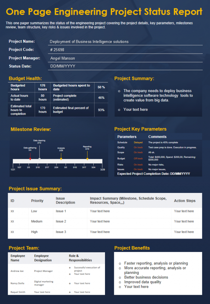 free top 5 engineering project report templates with samples and examples engineering project documentation template