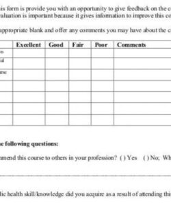 printable end of course evaluation template 57 evaluation form examples sample templates  williamsonga end of course evaluation template sample